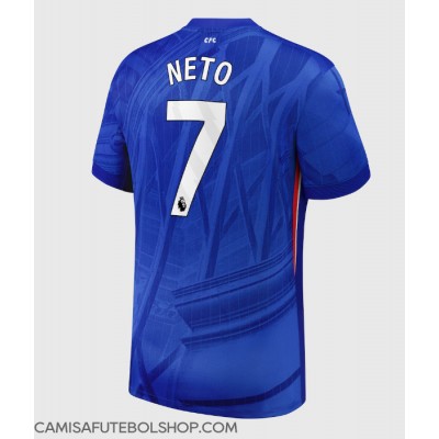 Camisa de time de futebol Chelsea Pedro Neto #7 Replicas 1º Equipamento 2025-26 Manga Curta Camisa de time de futebol Chelsea Pedro Neto #7 Replicas 1º Equipamento 2025-26 Manga Curta